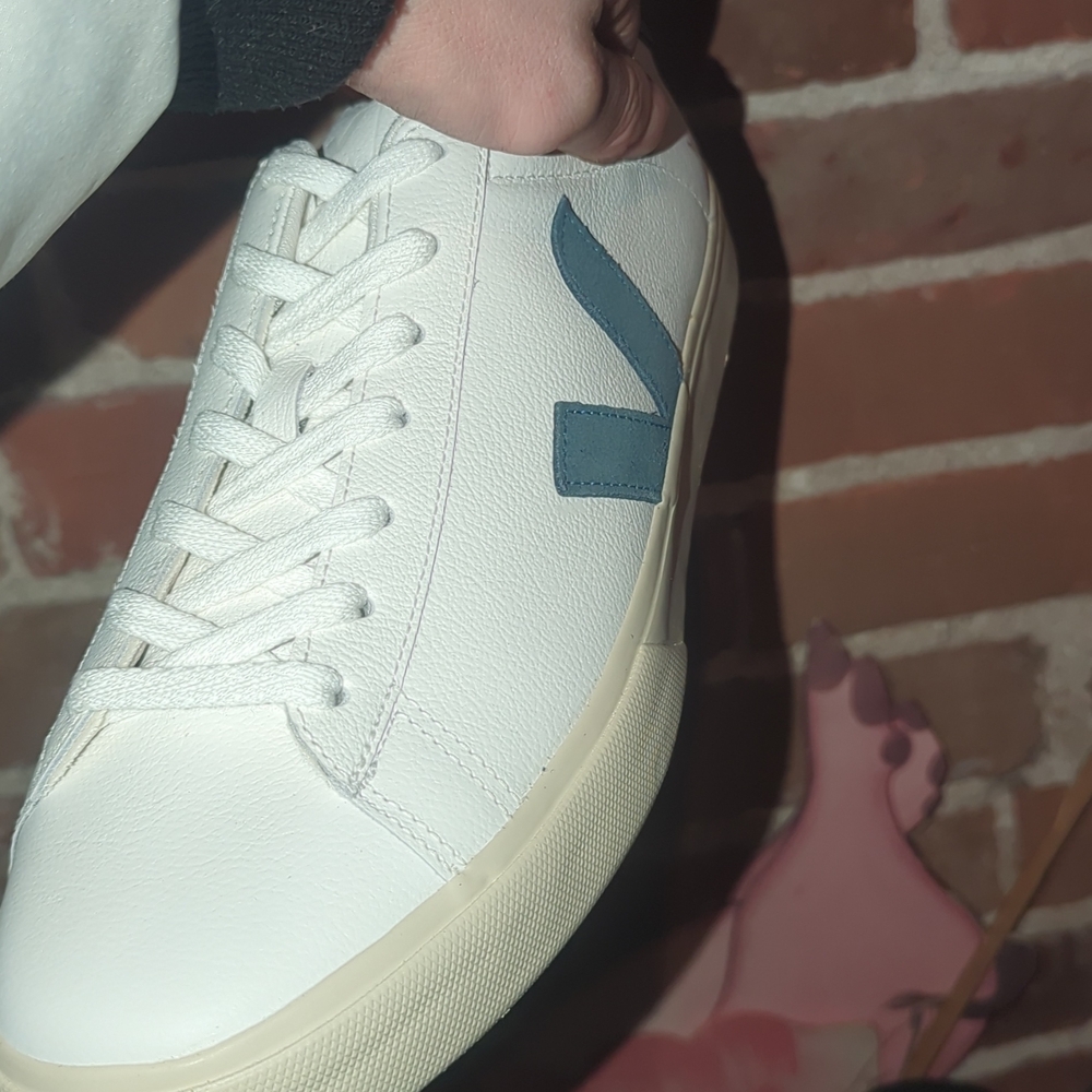 Veja Men's Sneakers in White and Blue